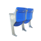 Square High Density HDPE Foldable Stadium Seats / Fold Up Bleacher Seats